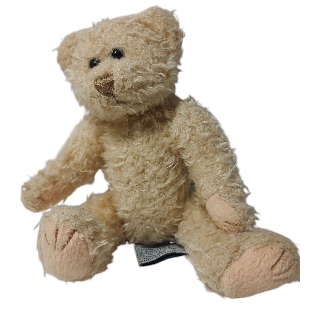 Chrisha Playful Plush Teddy Bear Small 1988 Poseable‎ Legs Plush Stuffed Toy